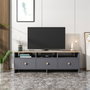 Hanah Home Oslo Soporte de TV Antracita y Roble